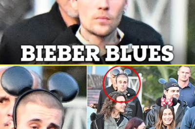 Justin Bieber looks pale and drawn as he visits ‘happiest place on earth’ Disneyworld with wife Hailey Bieber