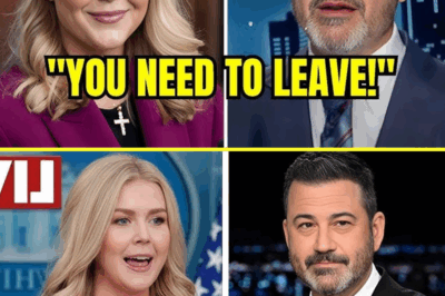 THIS JUST HAPPENED: Karoline Leavitt KICKED OFF Jimmy Kimmel Live! After EXPLPOSING Shocking Secrets That Could DESTROY Jimmy Kimmel’s Career!