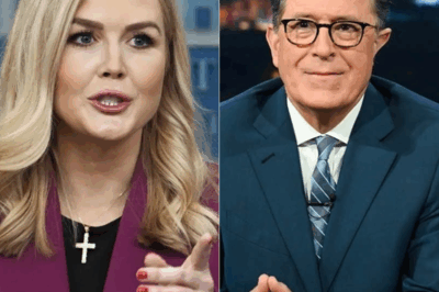 🚨EXPLOSIVE: Karoline Leavitt Takes Over Stephen Colbert’s Stage in SHOCKING TV Moment—Audience Left Speechless, Segment Cut Short, and Internet ERUPTS!