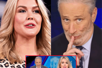 EXPLOSIVE: Jon Stewart Takes a Shot at Karoline Leavitt—But Her Savage Response Leaves Social Media in CHAOS! What Did She Say That’s Taking Over the Internet? Get the FULL Story Here!