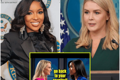 Karoline leavitt Accidentally Says “Go Back to Africa”—But the Way She Faces Jasmine Crockett Leaves All of America Stunned!