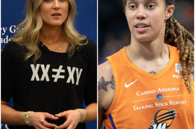 Riley Gaines SLAMS Brittney Griner for Kneeling During National Anthem: “Show Some Respect for the Country That Saved You from a Russian Gulag!” The Explosive Criticism That’s Dividing Fans—Find Out the Full Story Now!