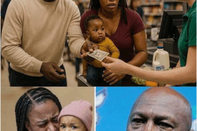💔 Single Mom Gets Publicly Shamed at Grocery Store for Being a Few Dollars Short — Then a Stranger Quietly Walks Up, Swipes His Card, and Stuns Everyone… What He Says to the Manager Will Shock You