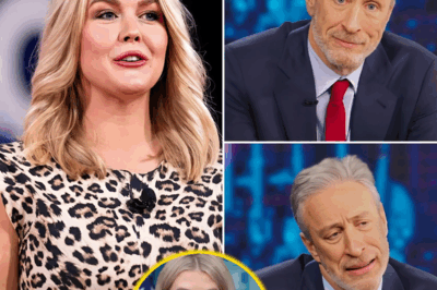 ⚠️ Jon Stewart TRIED to Tear Her Apart on Live TV — But Karoline Leavitt’s Savage, Calm-as-Ice Comeback Flipped the Entire Studio, Left Him Visibly Shaken, and Sent the Internet Into Full-Blown MELTDOWN