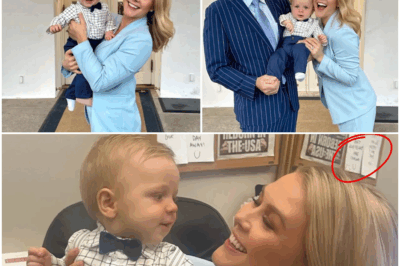 Karoline Leavitt shares sweet pics with husband and baby boy but fans are distracted by background detail 👀👇