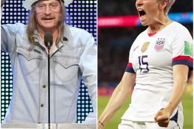 KID ROCK’S EXPLOSIVE ATTACK: Accuses Megan Rapinoe of ‘Hating America’ After World Cup Disaster—His Shocking Words Ignite Fierce Debate, Divide Fans Nationwide, and Spark Crucial Questions About Patriotism and Free Speech. America Is Talking—Find Out Why NOW!