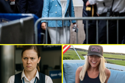 Karoline Leavitt Was Escorted Away by Airport Staff—But Seconds Later, a Powerful Political Ally Appeared and Everything Changed Instantly