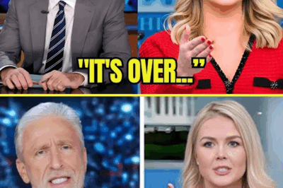 EXPLOSIVE: Jon Stewart Takes a Shot at Karoline Leavitt—But Her Savage Response Leaves Social Media in CHAOS! What Did She Say That’s Taking Over the Internet? Get the FULL Story Here!