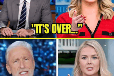 EXPLOSIVE: Jon Stewart Takes a Shot at Karoline Leavitt—But Her Savage Response Leaves Social Media in CHAOS! What Did She Say That’s Taking Over the Internet? Get the FULL Story Here!