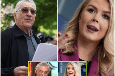 EXPLOSIVE SHOWDOWN: Karoline Leavitt HUMILIATES Robert De Niro LIVE on TV—His FURIOUS Reaction Sends Social Media Into MELTDOWN! What Happened Off-Camera That’s Making Headlines Everywhere? The Truth Revealed!