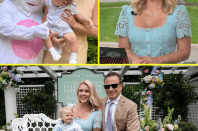 Press Secretary Karoline Leavitt steps out with husband and baby Niko at Easter White House event