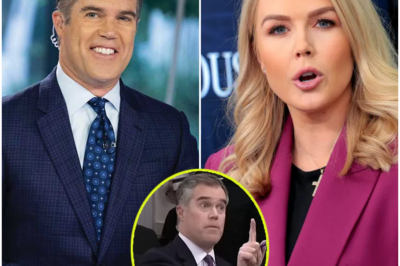 SHOCKING FALLOUT: Peter Alexander’s Heated Confrontation with Karoline Leavitt EXPLODES on NBC—What Really Went Down Behind the Scenes? The Drama That’s Rocking Cable News Revealed!