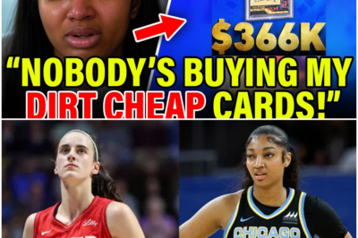 Angel Reese’s Quiet Fury Revealed—Jealousy Erupts as Caitlin Clark’s Trading Card Smashes Historic Records While Reese’s Cards Collect Dust, Leaving Fans Questioning the WNBA’s Secret Marketing Agenda!
