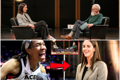 A’ja Wilson FURIOUS After NETFLIX Invites Caitlin Clark for David Letterman Interview! The Shocking Reaction That’s Sending Shockwaves Through the WNBA—What’s Behind the Tension and What Does This Mean for the League? Find Out Now!