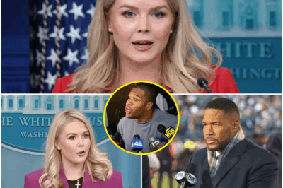 💖 FANS GO WILD: Karoline Leavitt Steals Hearts in Stunning TV Moment With Michael Strahan—Her Fiery Wit Earns a Viral New Nickname! What began as an intense on-air debate quickly transformed into an unforgettable fan-favorite exchange. Karoline Leavitt’s sharp comeback didn’t just silence critics—it captured millions of hearts, making viewers fall in love with her all over again. Now, the internet can’t stop talking about Karoline’s dazzling charisma and quick thinking, affectionately crowning her with an adorable nickname that perfectly describes her sparkling personality. Find out exactly what happened during her magical moment with Michael Strahan and discover why fans everywhere are buzzing about Karoline’s incredible new title below! 👇💕