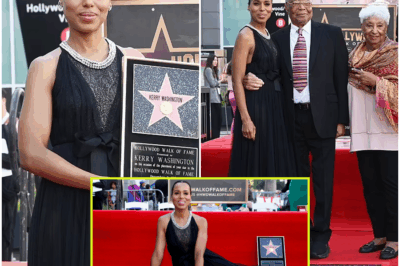 “Kerry Washington Receives Hollywood Walk of Fame Star: Tyler Perry’s Powerful Words in Her Honor—A Shocking Tribute That Will Leave You Inspired!”