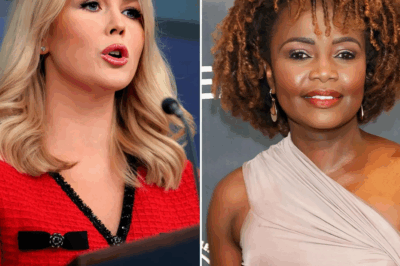 “🚨 LIVE SHOWDOWN: Caroline Leavitt Challenges Karine Jean-Pierre on Air—Her Unforgettable Response Leaves Jean-Pierre Speechless and Fans CHEERING!”