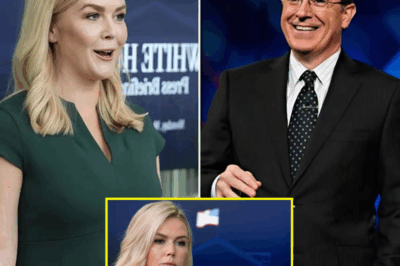 TV ERUPTION: Karoline Leavitt STUNS Stephen Colbert with Unfiltered Takedown—Mic Drop ENDS Interview as Segment Gets CUT and Studio Falls Into CHAOS! What She Said