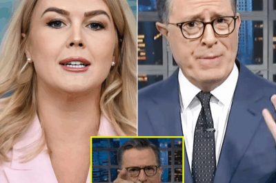 UNBELIEVABLE TV DRAMA: Karoline Leavitt FLIPS the Script on Stephen Colbert—Her Brutal Fact-Filled Takedown Cut Short LIVE! What Caused the Cultural Explosive Clash?”