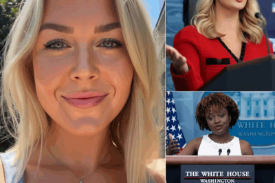 Caroline Leavitt TAKES DOWN Karine Jean-Pierre LIVE—The Sharp Response That Left Jean-Pierre Speechless and the Crowd ROARING!”