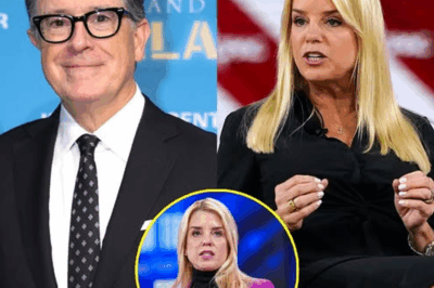 BREAKING: Pam Bondi DESTROYS Stephen Colbert in Live The Late Show Showdown—Producers PANIC as Colbert Is Left Speechless! 😱🔥 What Happened in This Wild TV Moment?