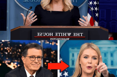 COLBERT’S PUBLIC HUMILIATION: Karoline Leavitt SILENCES Stephen Colbert with Brilliant Responses—The Shocking Moment That Left Colbert EMBARRASSED and the Audience Applauding! How Did Leavitt Counter Colbert’s “Direct Punches” and Become a True Warrior in This Explosive TV Confrontation?