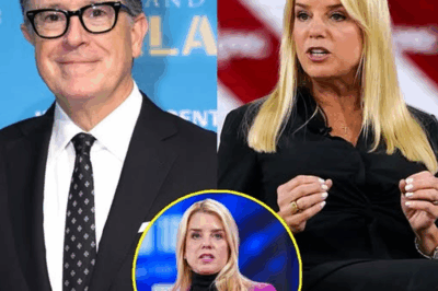 BREAKING: Pam Bondi TAKES DOWN Stephen Colbert LIVE on The Late Show—What Did She Say That Had Colbert Stunned and Producers in Panic? 😱🔥