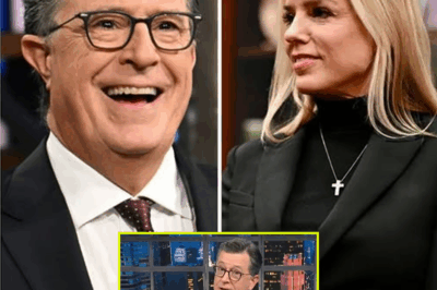UNBELIEVABLE TV MOMENT: Pam Bondi RIPS into Stephen Colbert LIVE—The Savage Comeback That Left the Studio in CHAOS!