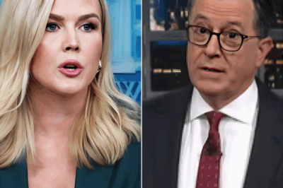 TV HISTORY MADE: Karoline Leavitt Hijacks Stephen Colbert’s Stage in Explosive Clash—The Mic-Drop Moment That Left Colbert Speechless and the Audience Gasping! Was This the Night Late-Night TV Lost Control? The Shocking Confrontation That Revealed a Deeper Cultural Divide in Media—Find Out What Happened!