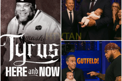Tyrus holds Greg Gutfeld’s daughter Mira on stage at Gutfeld! – but his funny remark accidentally reveals a never-before-seen family secret!