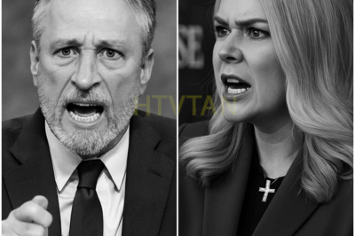 BREAKING: Jon Stewart Takes a Shot at Karoline Leavitt—Her Brutal Comeback Leaves Him HUMILIATED and the Internet in Stitches! You Won’t Believe How She Flipped the Script in This Viral Moment!