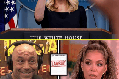 SHOCKING SHOWDOWN: Joe Rogan OBLITERATES Sunny Hostin After Karoline Leavitt’s Explosive Lawsuit—The Backlash Could DESTROY The View!