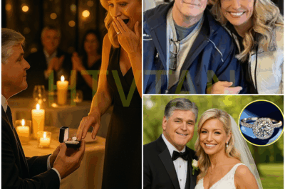 Sean Hannity proposed to Ainsley Earhardt after 4 years of “love at first sight” – the diamond ring engraved with a message only the two of them understood made fans crazy .