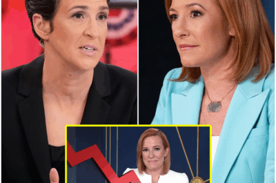 “MSNBC ‘Rising Star’ Jen Psaki Faces Ratings Flop Amid Scrutiny of Her Role in Biden Cover-Up—Struggles in Rachel Maddow’s Primetime Slot!” Jen Psaki, once hailed as MSNBC’s “rising star,” is now facing a ratings disaster as her new show in Rachel Maddow’s primetime slot fails to take off. As the former White House press secretary struggles to gain viewership, questions about her involvement in the Biden administration’s controversial decisions and alleged cover-ups are starting to surface. Is this the beginning of a downfall for Psaki’s media career, or is it just a rough patch? Get the full scoop on how Psaki’s struggles are shaking MSNBC to its core.