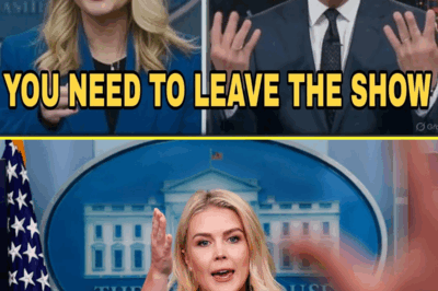 SHOCKING SHOWDOWN: Karoline Leavitt Hijacks Stephen Colbert’s Stage in Fiery Clash—Audience Gasped, Segment Cut Short, and TV History Made! Colbert Left Speechless as Leavitt Turns Comedy Interview into Cultural Confrontation