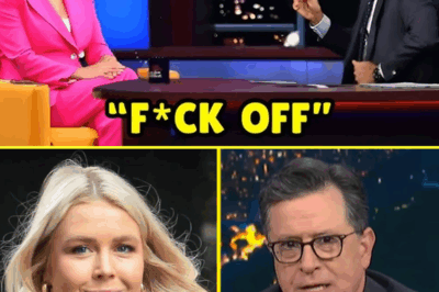 Late Show host Stephen Colbert faced a bitter outcome when he attempted to humiliate Karoline Leavitt with “direct punches.” However, with her brilliance and intelligence, Karoline Leavitt successfully countered all the attacks aimed at her. In the end, Colbert was left embarrassed and silent in the face of Leavitt’s resolute responses. The entire audience stood up to applaud her, a true warrior