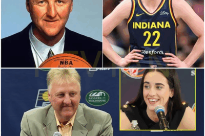SHOCKING MOMENT: NBA LEGEND LARRY BIRD SENDS POWERFUL MESSAGE TO CAITLIN CLARK—THE RALLYING CRY THAT COULD CHANGE THE WNBA FOREVER!