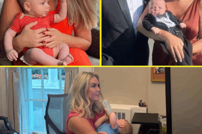 SHOCKER: Karoline Leavitt Posts Adorable Baby Photo at Work, But Fans Can’t Stop Talking About What’s Happening in the Background—The Truth Revealed!
