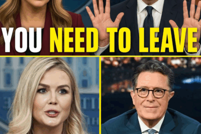 Stephen Colbert Humiliated by Karoline Leavitt on The Late Show: A Fiery Comeback That Left the Audience Standing