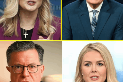 TV SHOCKER: Stephen Colbert HUMILIATED by Karoline Leavitt’s Savage Comeback on The Late Show—Audience ERUPTS in Applause! What Happened During the Tense Exchange That Left Colbert Speechless?