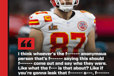 Travis Kelce rips anonymous sources who contributed to Shedeur Sanders’s draft fall.