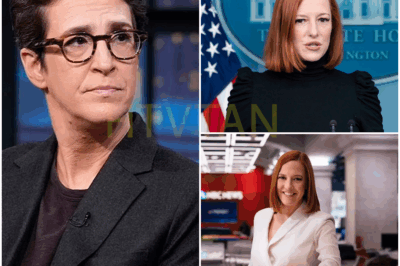 Rachel Maddow shocks fans with rare confession—hands the spotlight to Jen Psaki just as MSNBC axes shows and reshuffles stars.