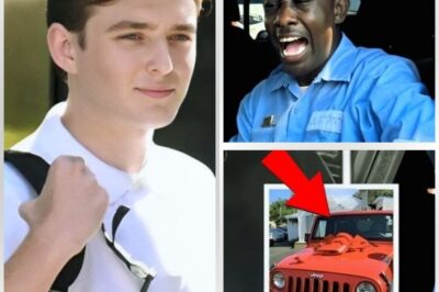 🚨FOX NEWS EXCLUSIVE: Barron Trump Surprises College Janitor with Brand-New SUV—The Heartwarming Story That Left Everyone Speechless!