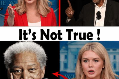 TENSE SHOWDOWN: Morgan Freeman’s HARSH RESPONSE to Karoline Leavitt on Racism and Inequality LEAVES HER SPEECHLESS—A Moment That Sparked a Media FIRESTORM and Heated Debates Everywhere