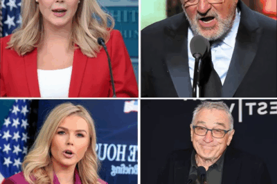 HOLLYWOOD STUNNER: Karoline Leavitt TAKES DOWN Robert De Niro LIVE—Her Final Words SHATTERED the Script, Leaving Viewers and Producers in Awe
