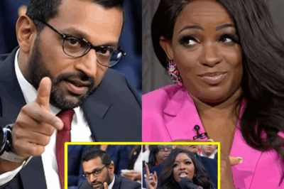 BREAKING: Jasmine Crockett’s Live TV Joke Backfires—Kash Patel’s Father STANDS in SILENCE, SILENCING THE ROOM and Leaving Everyone SPEECHLESS!