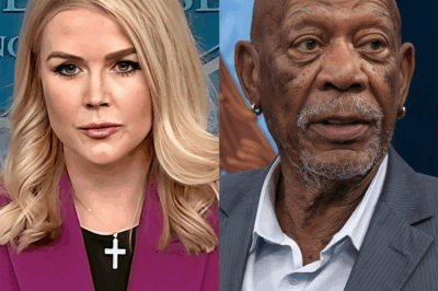 LIVE TV DRAMA: Morgan Freeman MERCILESSLY LECTURES Karoline Leavitt on Racism and Inequality—Her Response Falls Flat as His Sharp Remarks Leave the Audience in Shock