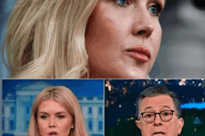 SHOCKING LIVE TV MOMENT: KAROLINE LEAVITT VS. STEPHEN COLBERT—The Show COLLAPSES AFTER Her Exit, and Producers Are Left in Chaos! The Tension, The Silence, and the Moment That Made TV HISTORY.