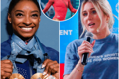 BREAKING: Riley Gaines vs. Simone Biles—The Heated Clash Over Trans Athletes in Women’s Sports That Has Fans Divided  Riley Gaines and Simone Biles are at the center of a controversial and emotional debate after a heated exchange about the participation of trans athletes in women’s sports. Gaines’ explosive statement that “supporting men in women’s sports isn’t brave. It’s betrayal” has ignited a firestorm, with Biles firing back in defense of inclusion and equality. The war of words between the two athletes is shaking the sports world—how will this divide affect the future of women’s athletics? Read on for the full details of the confrontation that’s dividing the sports community.
