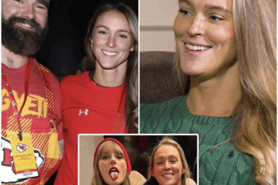 BREAKING: Kylie Kelce Gushes Over Taylor Swift, Reveals Heartfelt Thoughts on Her Relationship with Travis—”What I Care About is How Happy He Is”  Kylie Kelce, the sister-in-law of NFL star Travis Kelce, has just opened up in an exclusive interview about her thoughts on Taylor Swift and their relationship. In a candid and heartwarming discussion, Kylie expressed how much she loves and appreciates Taylor Swift, emphasizing how important it is to see how happy Swift makes her brother-in-law. She went further to say, “Anyone that asks me in person, I am very forthcoming with how much I love and appreciate her,” adding that her focus is on Travis’s happiness. Kylie also took a strong stand against the idea of putting women against each other, delivering a refreshing take on the media’s portrayal of female relationships.